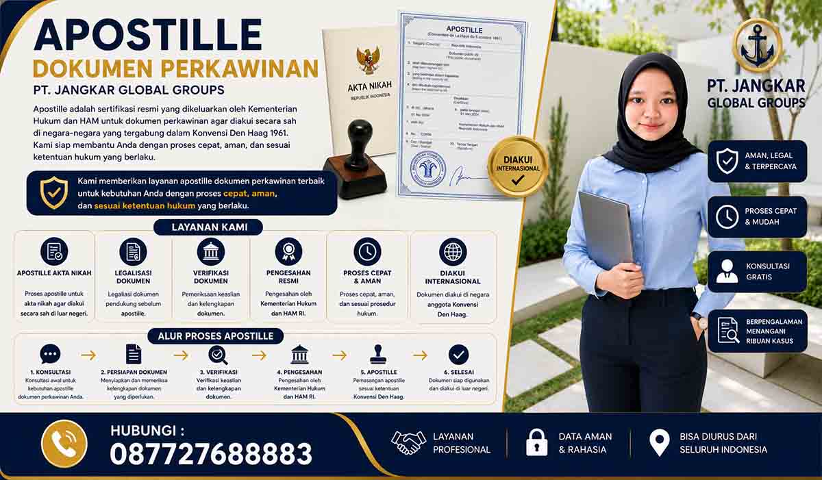 Apostille Dokumen Perkawinan