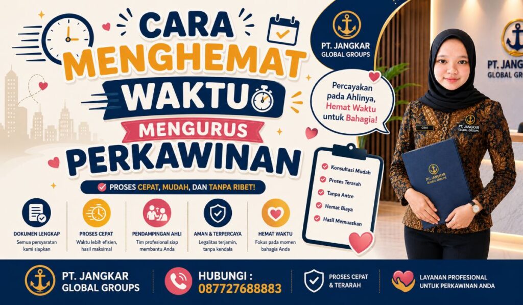 Cara Menghemat Waktu Mengurus Perkawinan