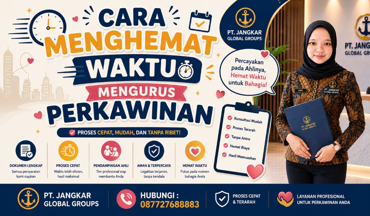 Cara Menghemat Waktu Mengurus Perkawinan