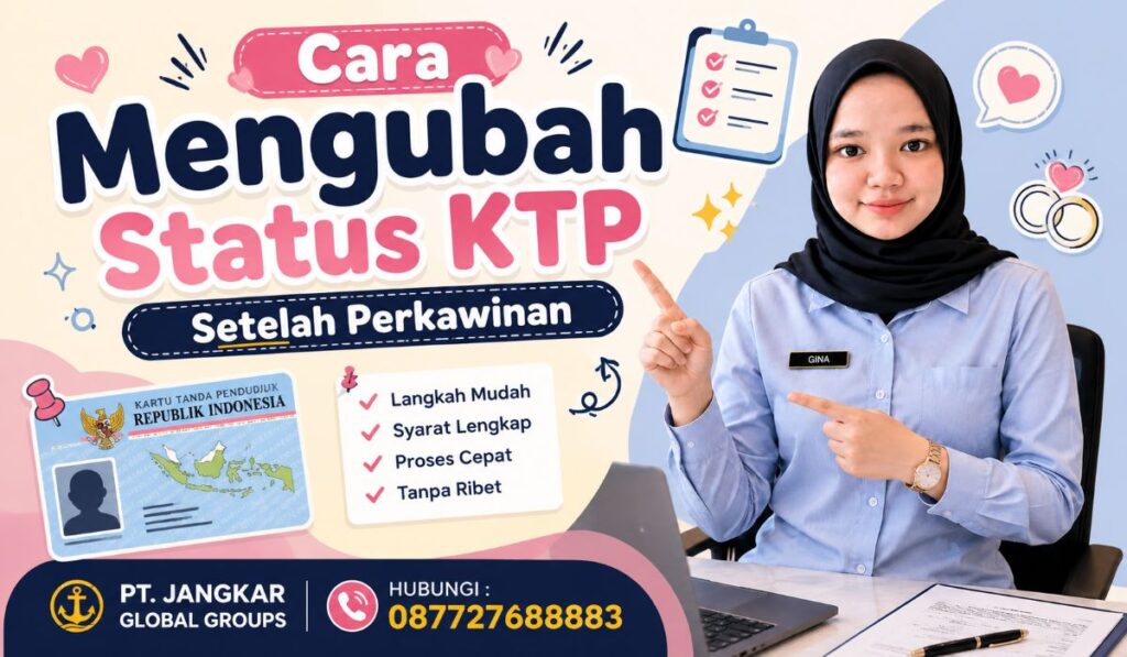 Cara Mengubah Status KTP Setelah Perkawinan