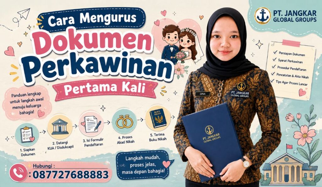 Cara Mengurus Dokumen Perkawinan Pertama Kali