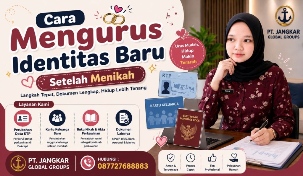 Cara Mengurus Identitas Baru Setelah Menikah