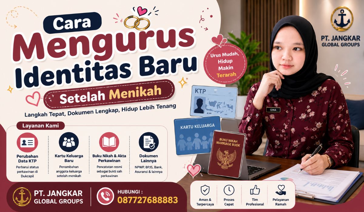 Cara Mengurus Identitas Baru Setelah Menikah