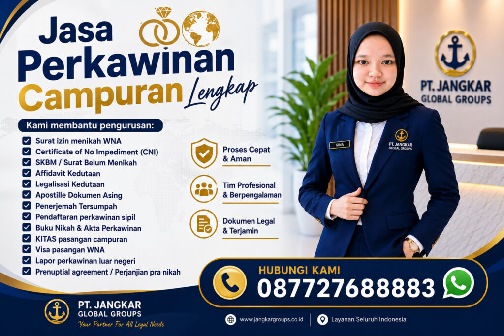 Jasa Perkawinan Campuran Lengkap