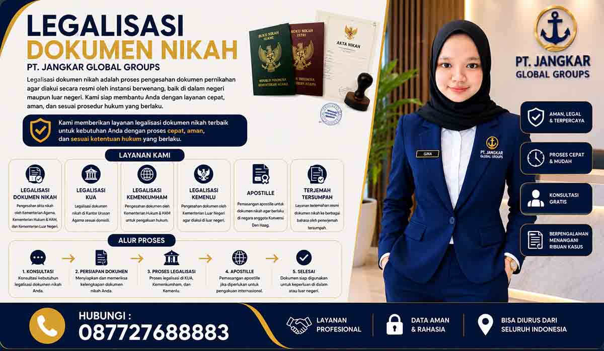 Legalisasi Dokumen Nikah