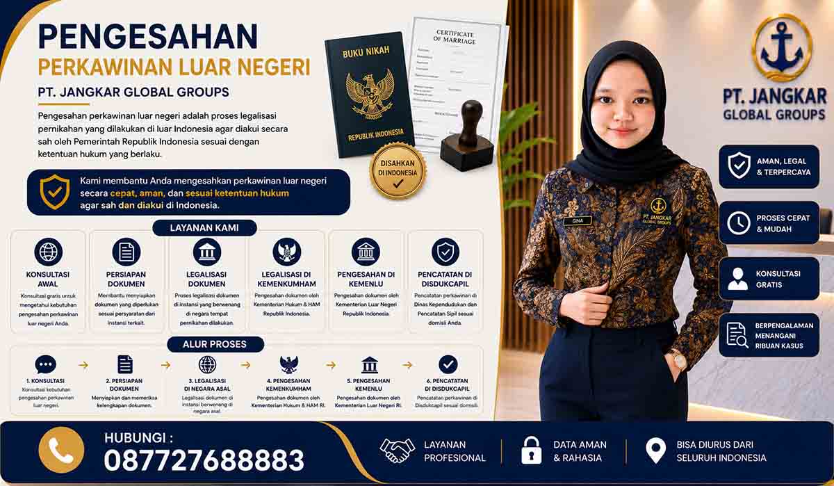 Pengesahan Perkawinan Luar Negeri