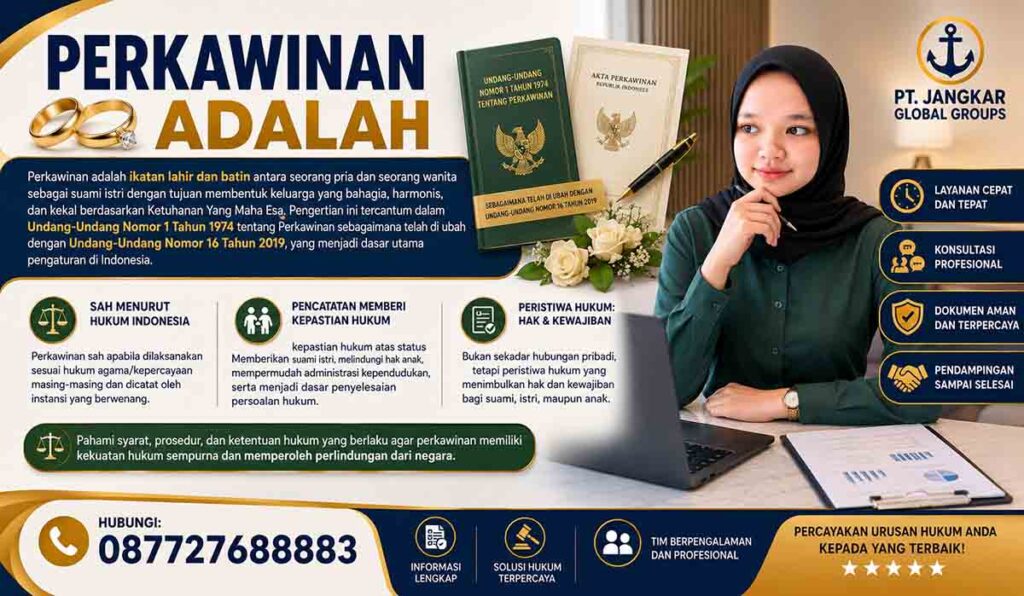 Perkawinan Adalah Ikatan Sah Menurut Hukum Indonesia