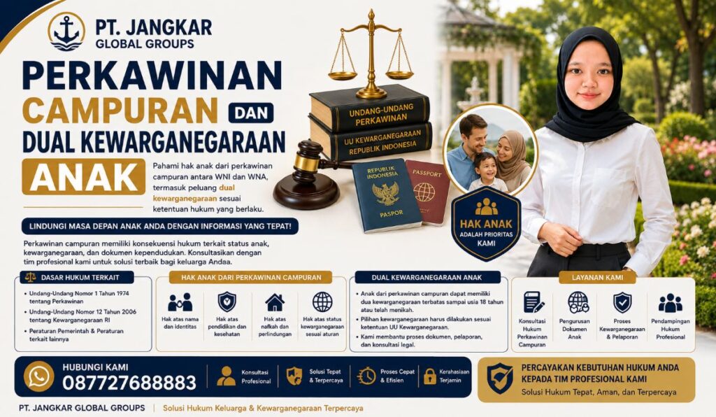 Perkawinan Campuran dan Dual Kewarganegaraan Anak