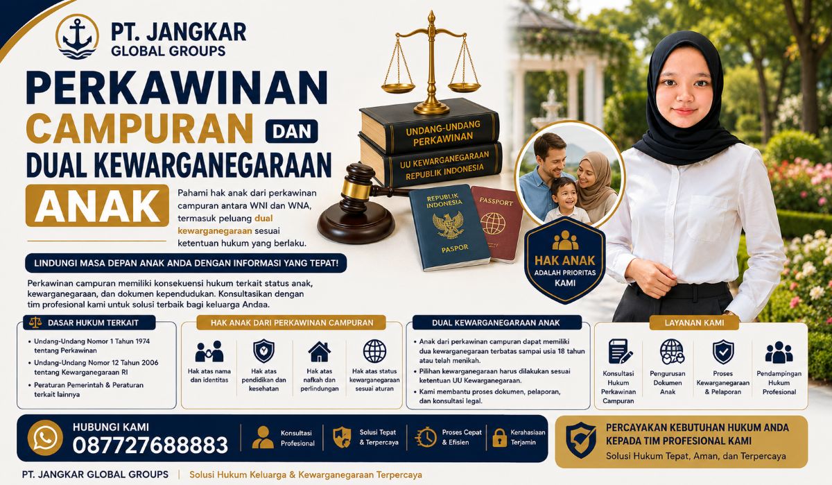 Perkawinan Campuran dan Dual Kewarganegaraan Anak