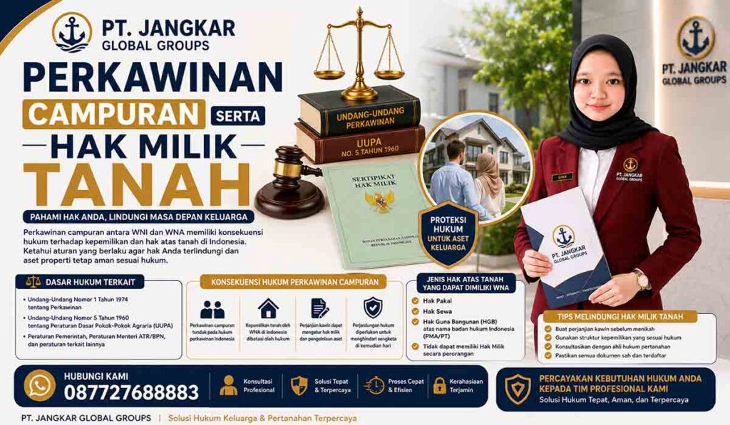 Perkawinan Campuran serta Hak Milik Tanah