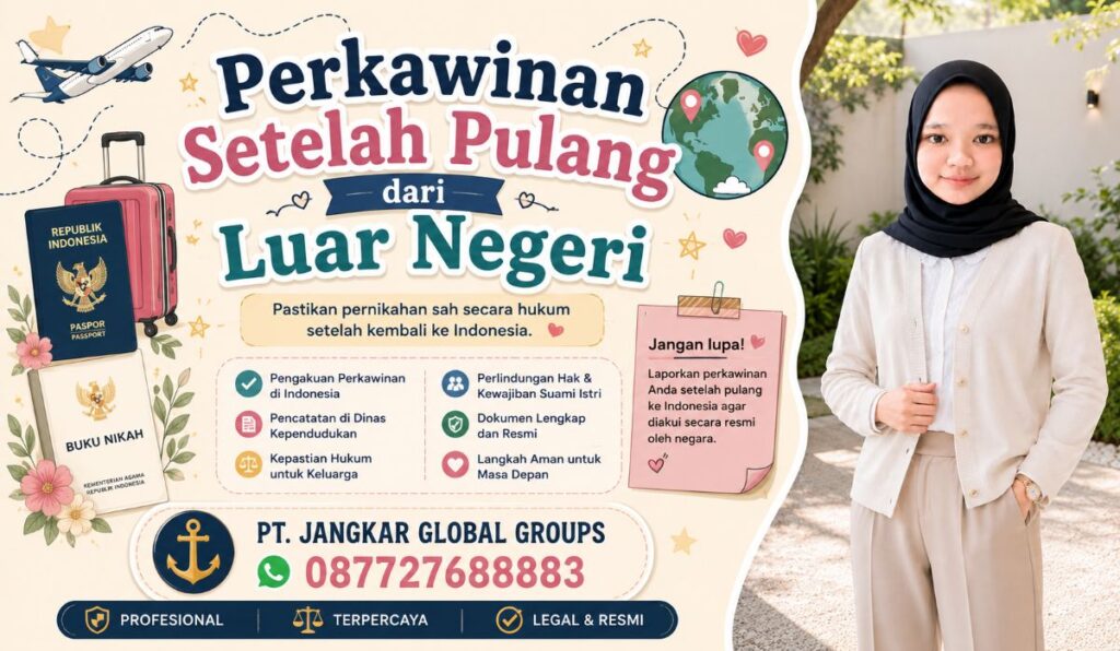 Perkawinan Setelah Pulang dari Luar Negeri