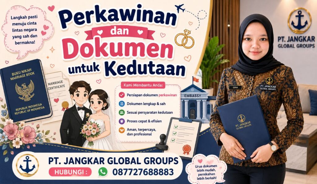 Perkawinan dan Dokumen untuk Kedutaan