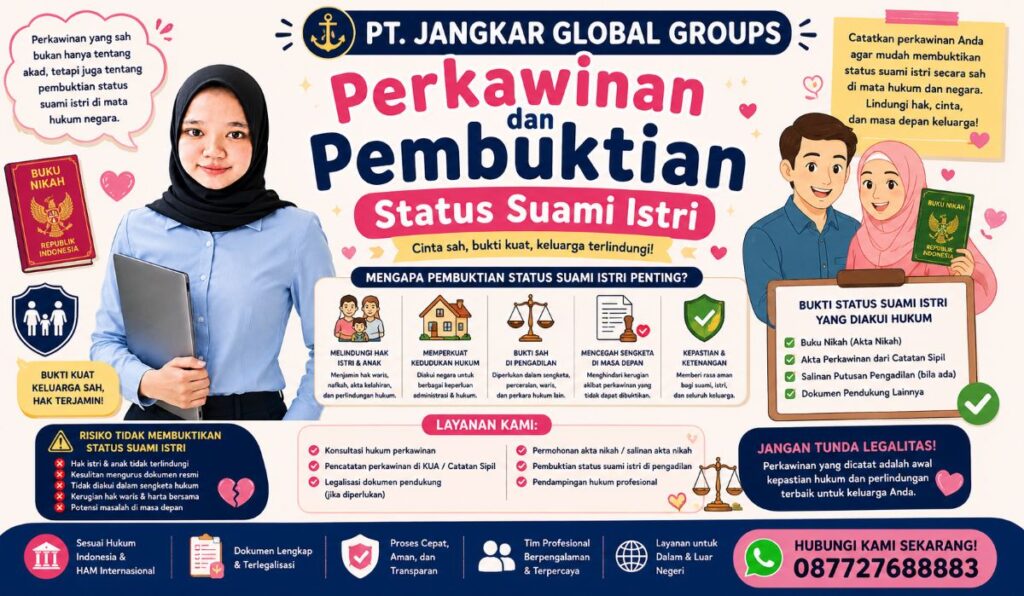 Perkawinan dan Pembuktian Status Suami Istri
