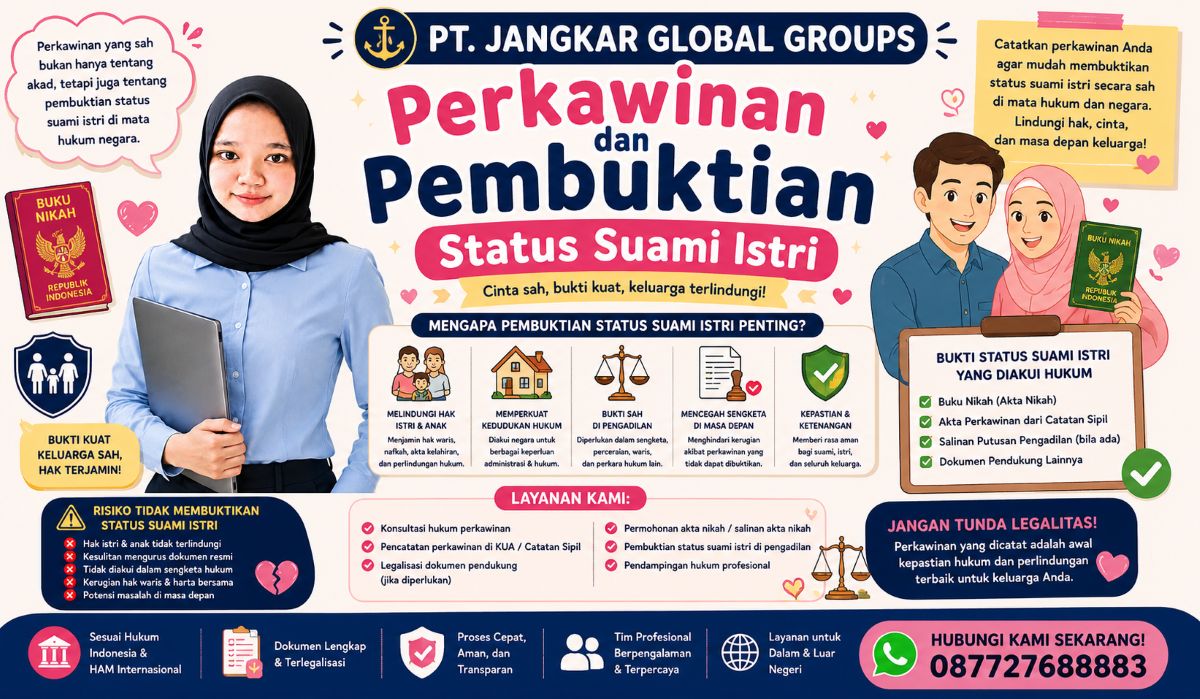 Perkawinan dan Pembuktian Status Suami Istri