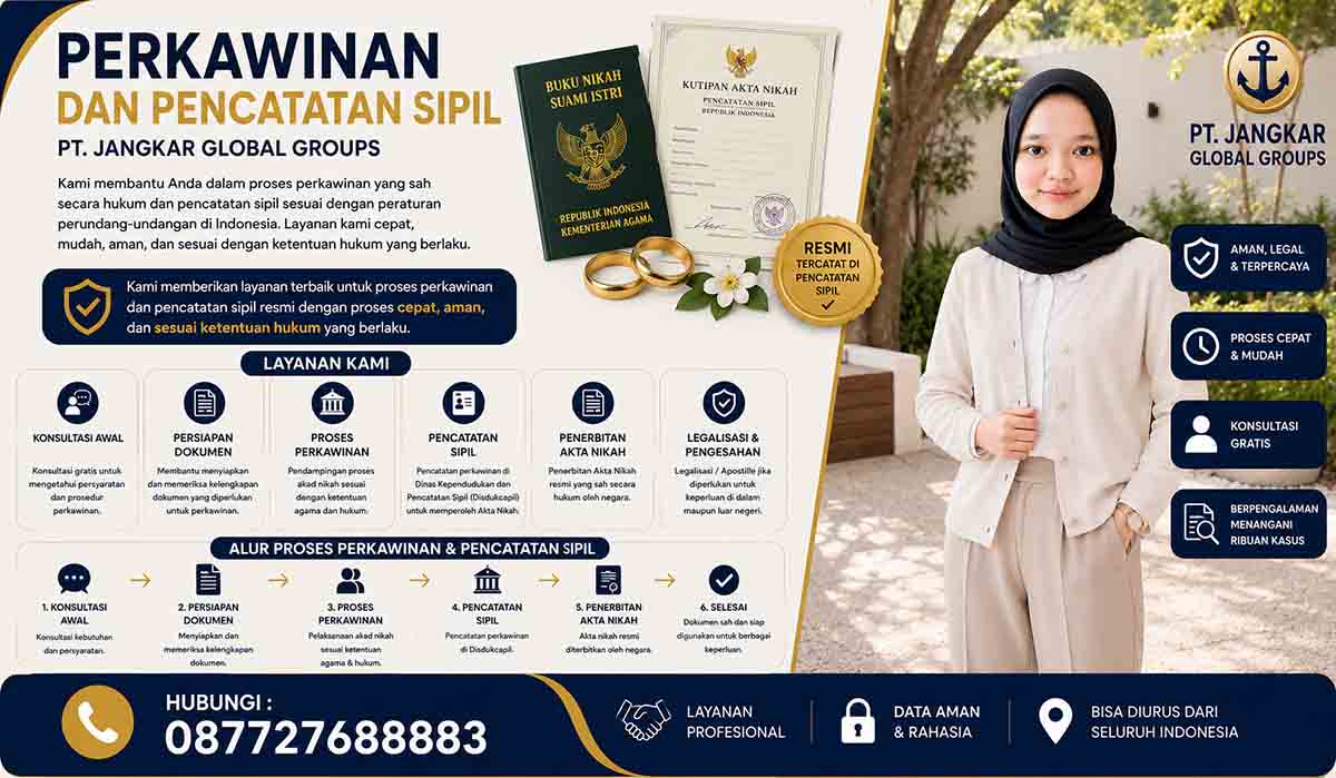 Perkawinan dan Pencatatan Sipil