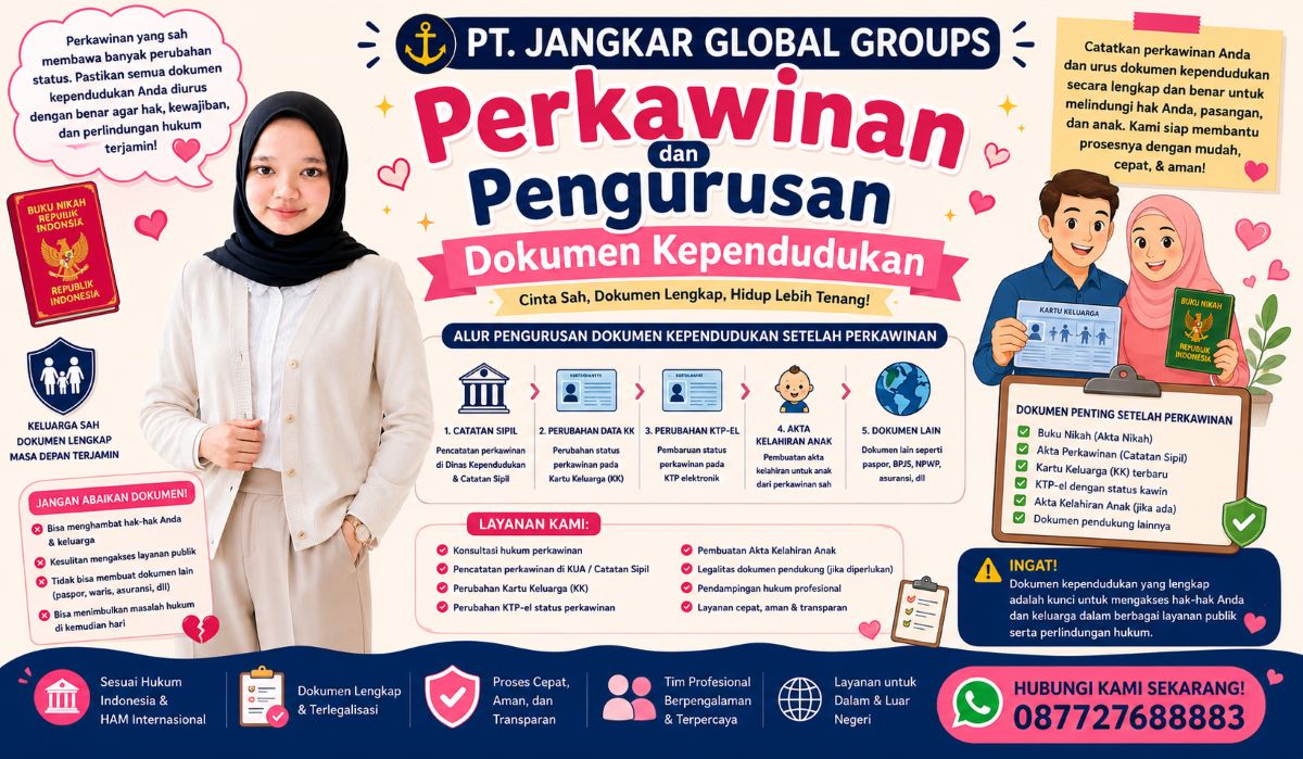 Perkawinan dan Pengurusan Dokumen Kependudukan
