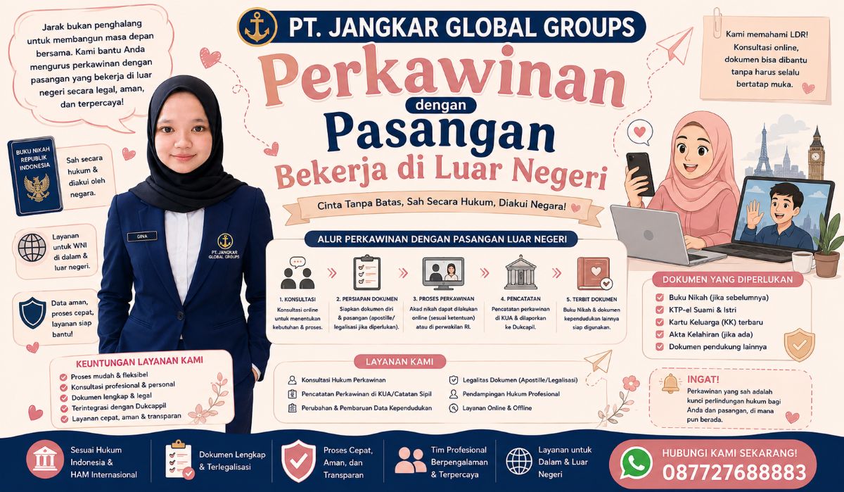 Perkawinan dengan Pasangan Bekerja di Luar Negeri