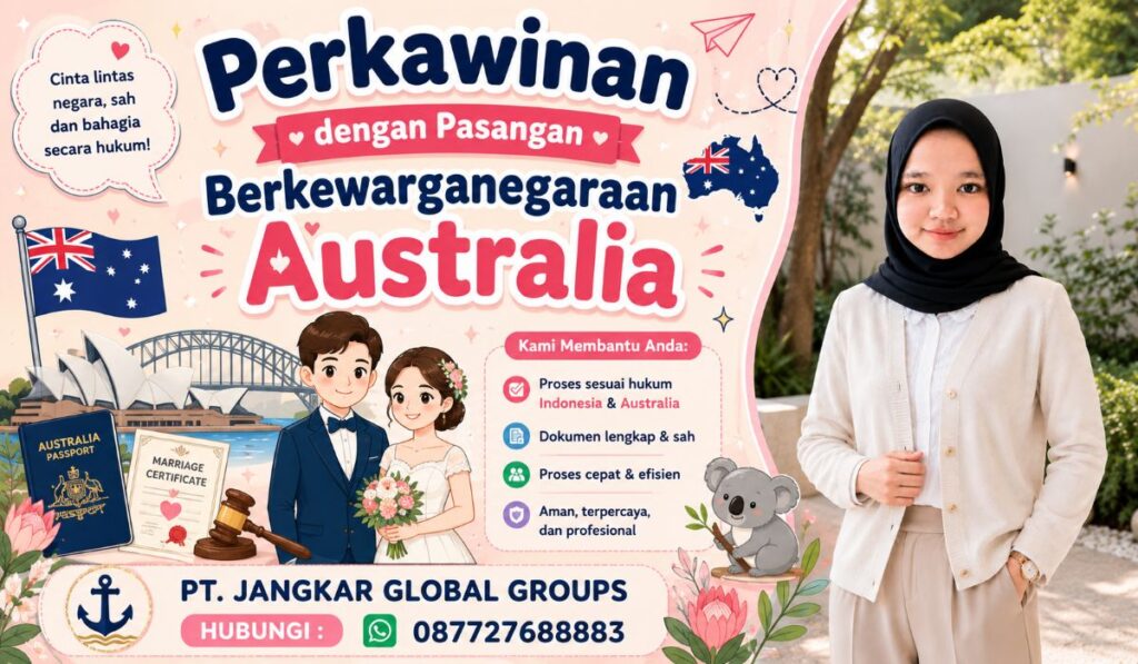 Perkawinan dengan Pasangan Berkewarganegaraan Australia