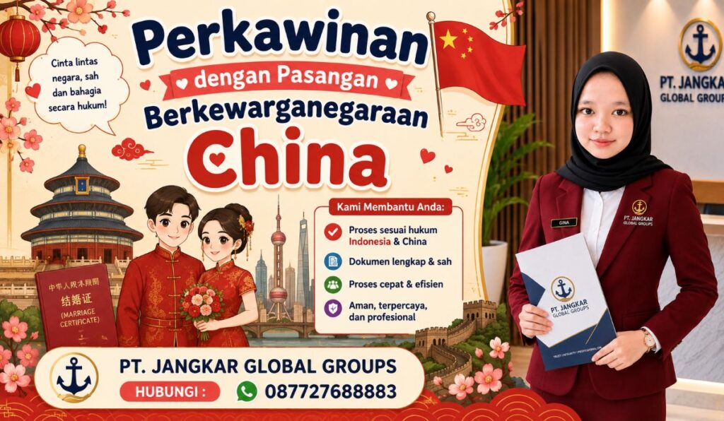 Perkawinan dengan Pasangan Berkewarganegaraan China