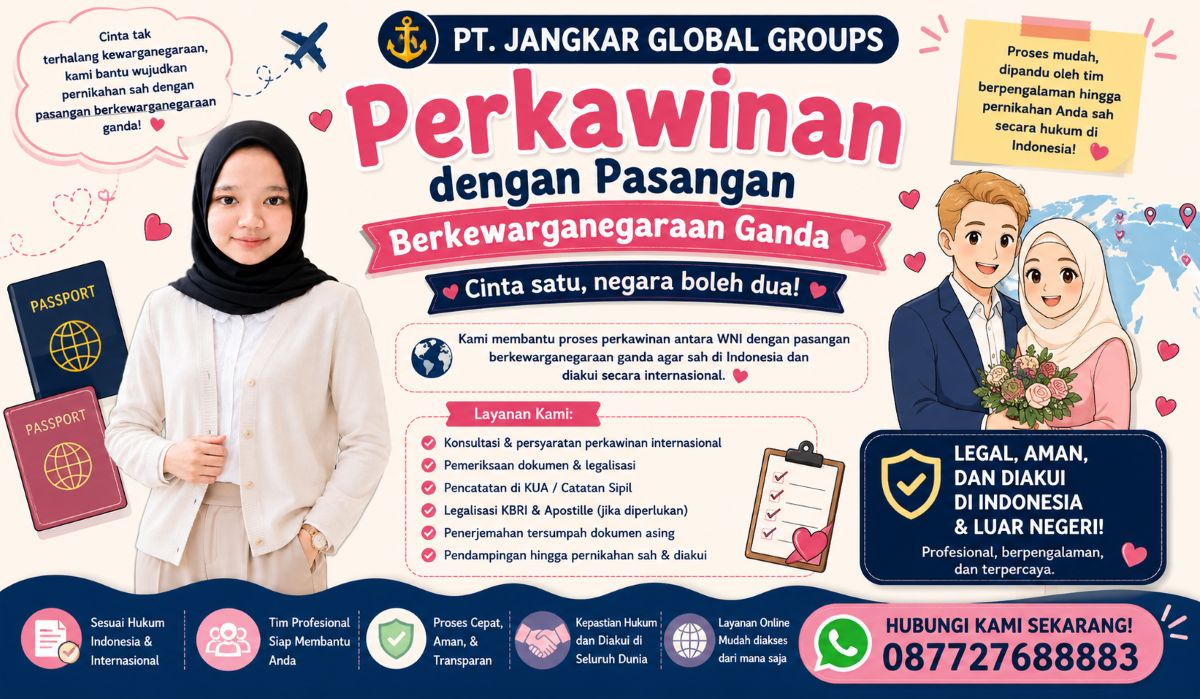 Perkawinan dengan Pasangan Berkewarganegaraan Ganda