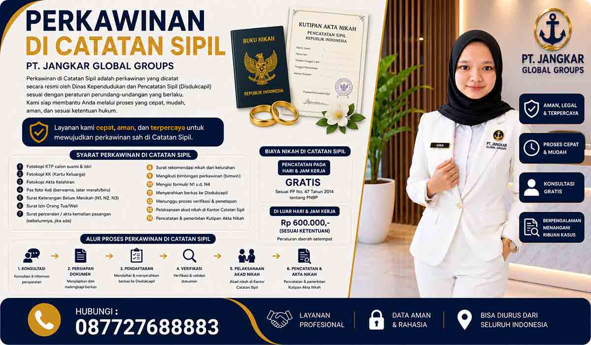 Perkawinan di Catatan Sipil