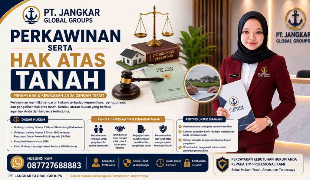 Perkawinan serta Hak Atas Tanah