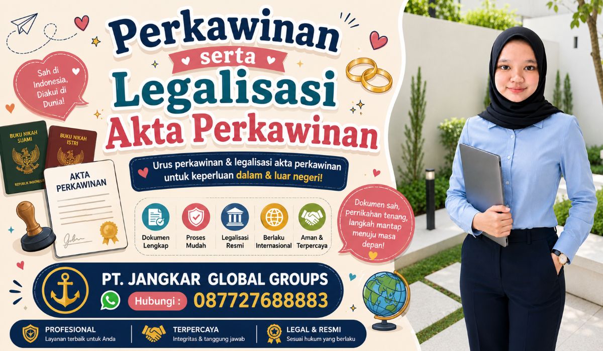 Perkawinan serta Legalisasi Akta Perkawinan