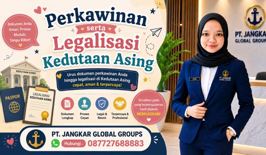 Perkawinan serta Legalisasi Kedutaan Asing