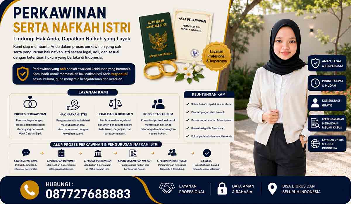 Perkawinan serta Nafkah Istri