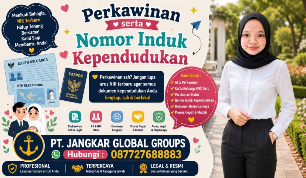 Perkawinan serta Nomor Induk Kependudukan