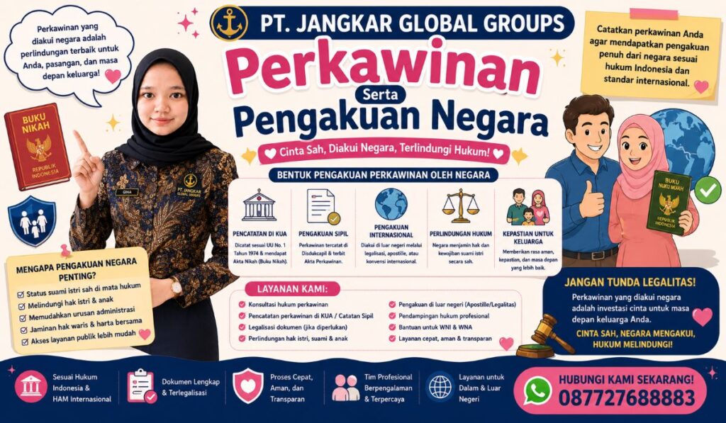 Perkawinan serta Pengakuan Negara