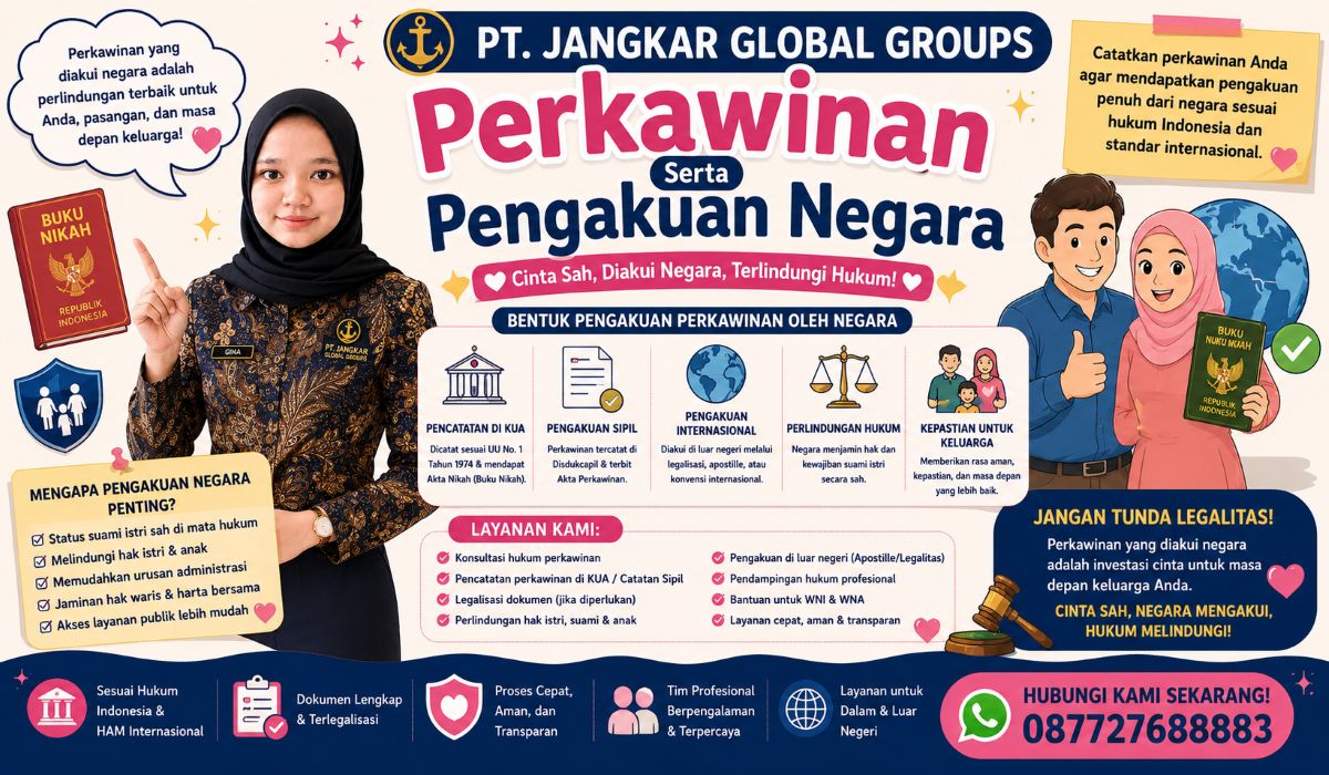 Perkawinan serta Pengakuan Negara
