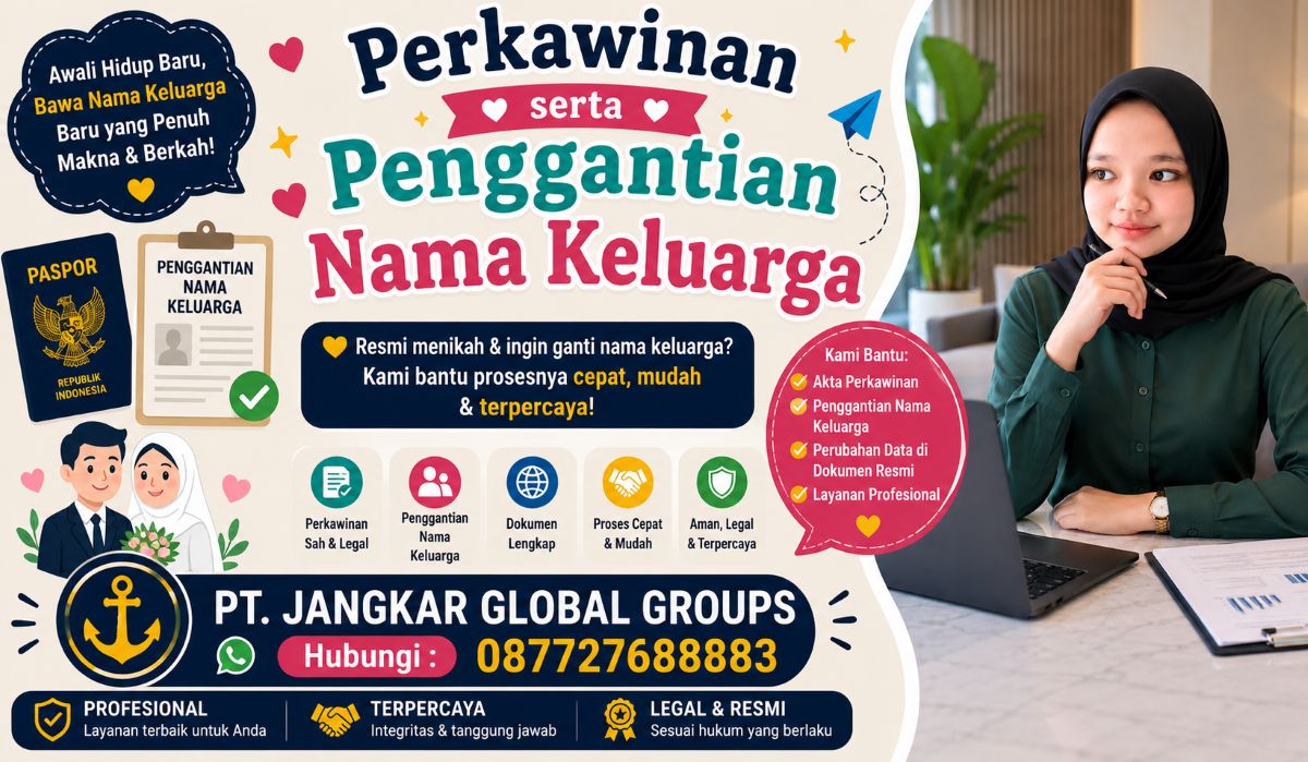 Perkawinan serta Penggantian Nama Keluarga