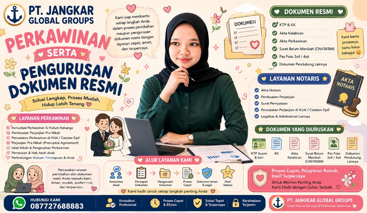 Perkawinan serta Pengurusan Dokumen Resmi