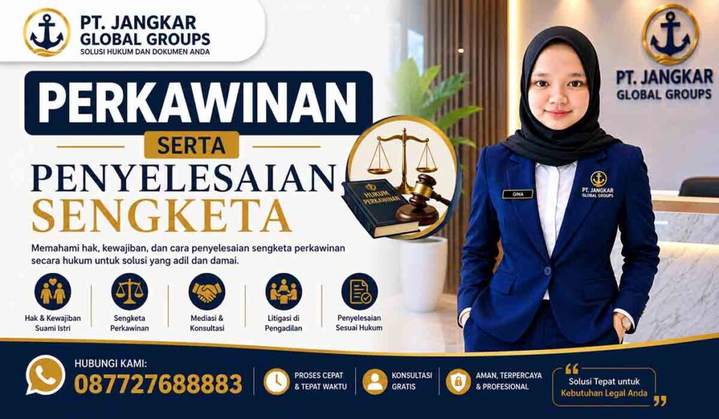 Perkawinan serta Penyelesaian Sengketa