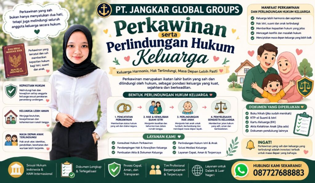 Perkawinan serta Perlindungan Hukum Keluarga