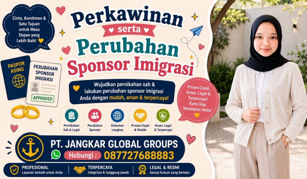 Perkawinan serta Perubahan Sponsor Imigrasi