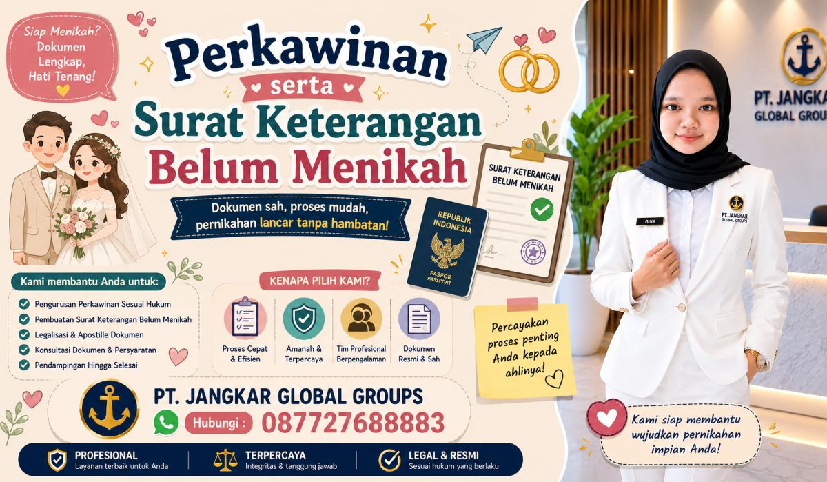 Perkawinan serta Surat Keterangan Belum Menikah