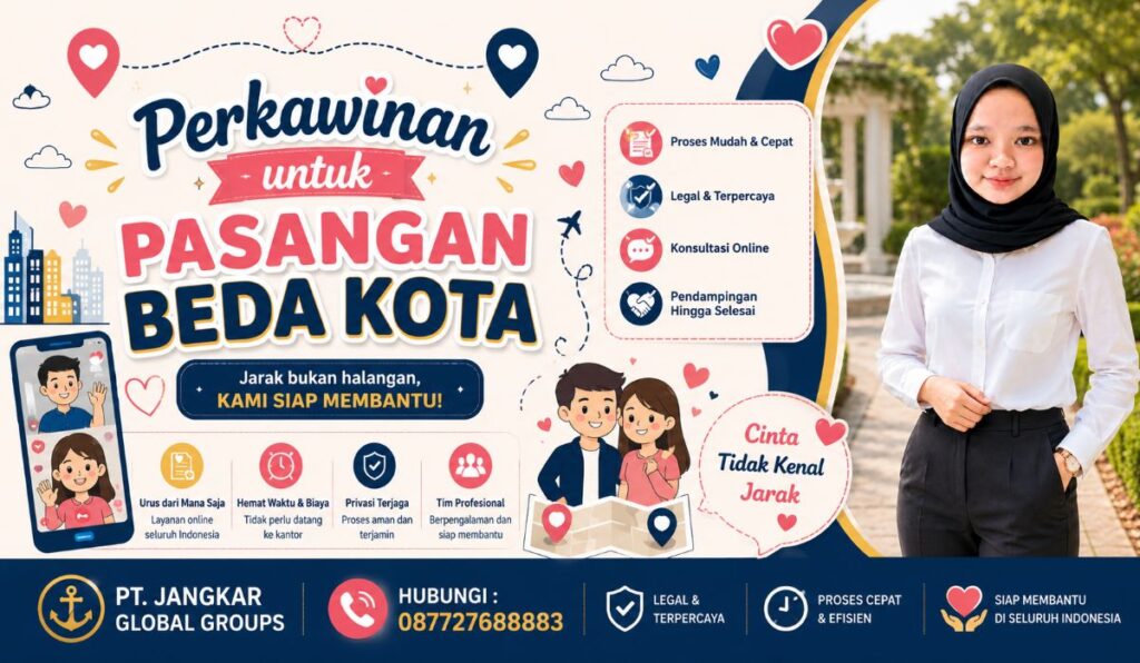 Perkawinan untuk Pasangan Beda Kota