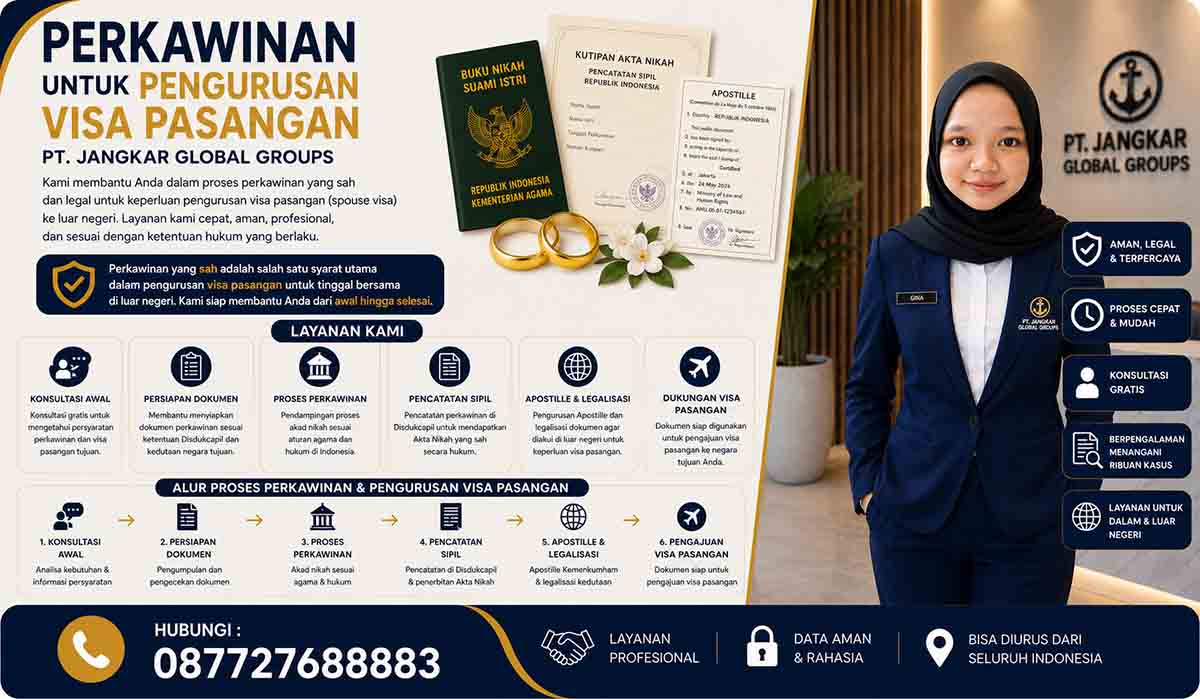 Perkawinan untuk Pengurusan Visa Pasangan