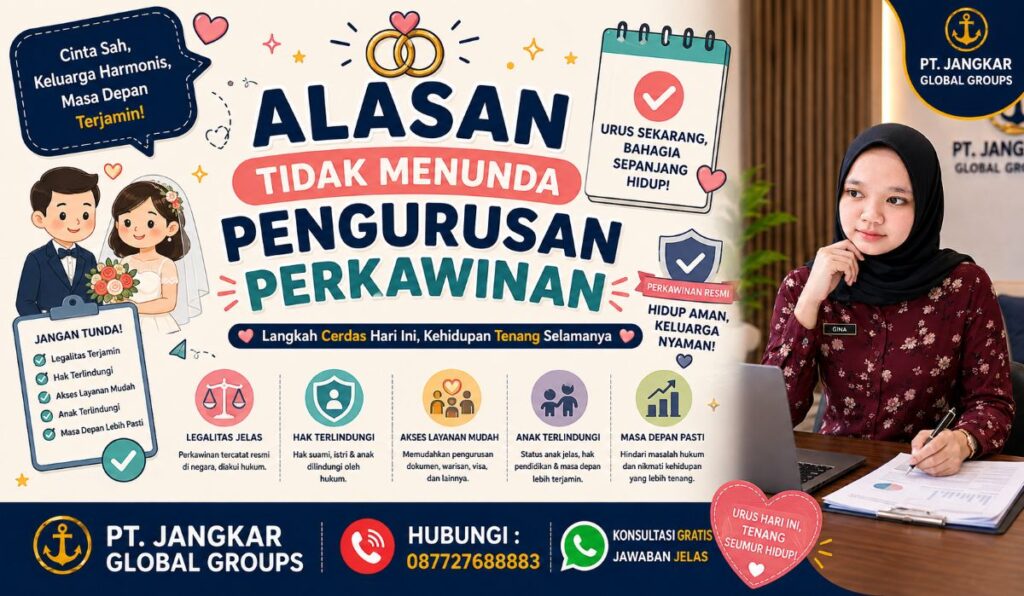 Alasan Tidak Menunda Pengurusan Perkawinan Alasan Tidak Menunda Pengurusan Perkawinan