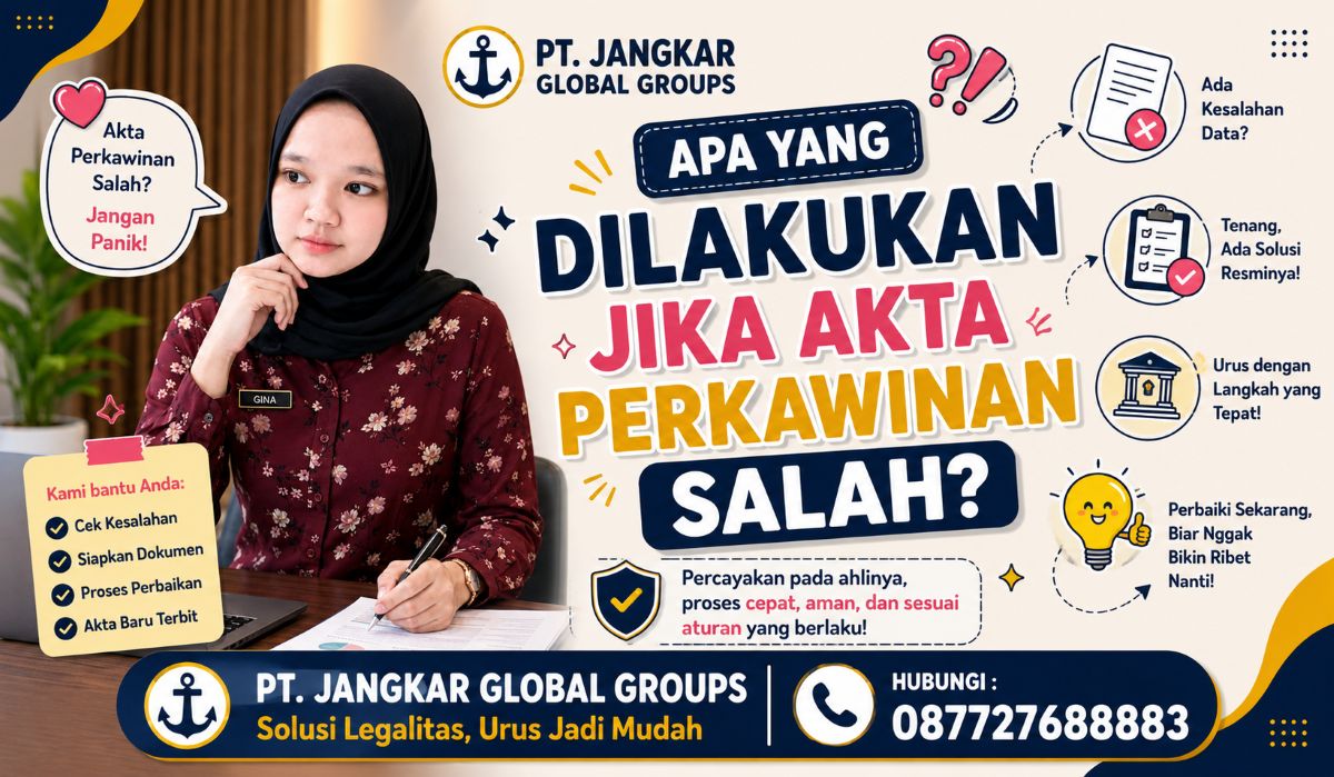 Apa yang Dilakukan Jika Akta Perkawinan Salah?