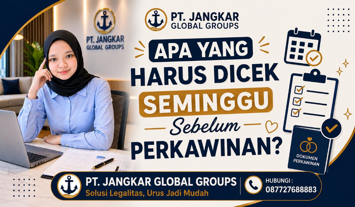 Apa yang Harus Dicek Seminggu Sebelum Perkawinan?