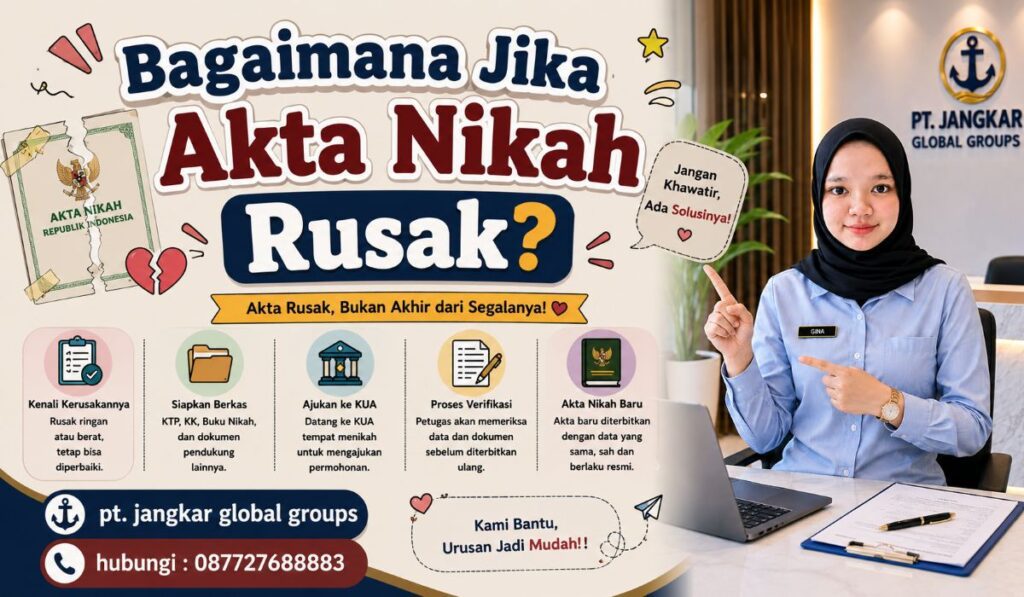 Bagaimana Jika Akta Nikah Rusak?