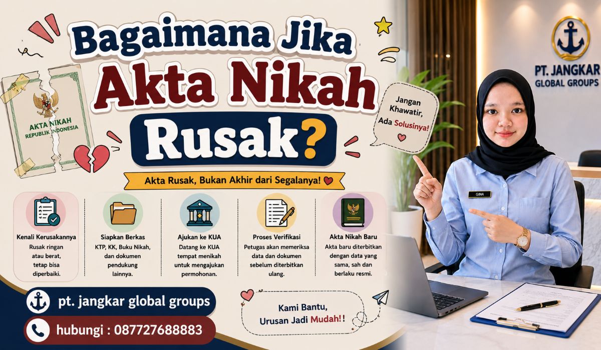 Bagaimana Jika Akta Nikah Rusak?