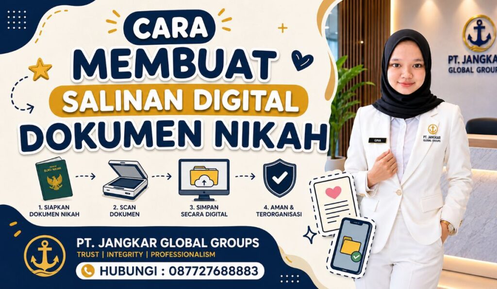 Cara Membuat Salinan Digital Dokumen Nikah