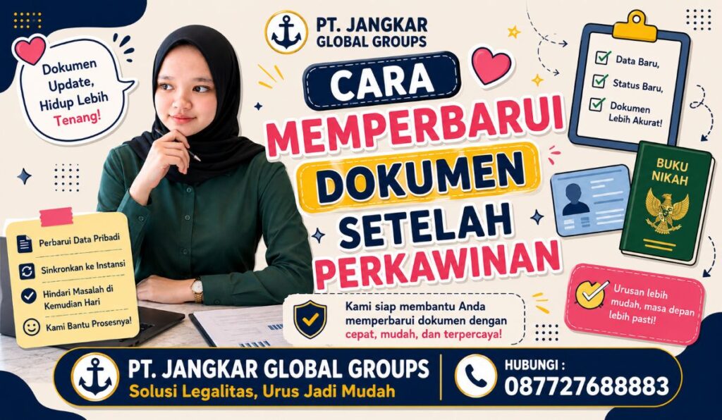 Cara Memperbarui Dokumen Setelah Perkawinan