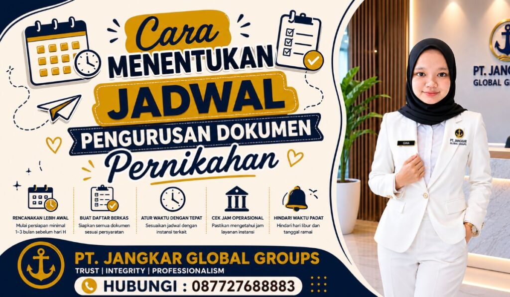 Cara Menentukan Jadwal Pengurusan Dokumen Pernikahan