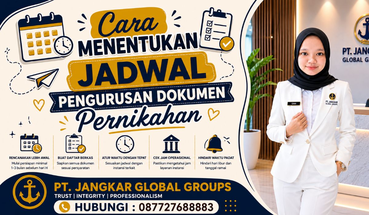 Cara Menentukan Jadwal Pengurusan Dokumen Pernikahan