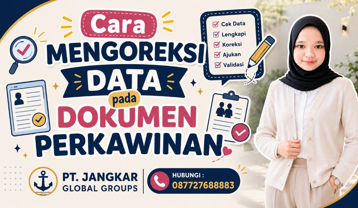 Cara Mengoreksi Data pada Dokumen Perkawinan